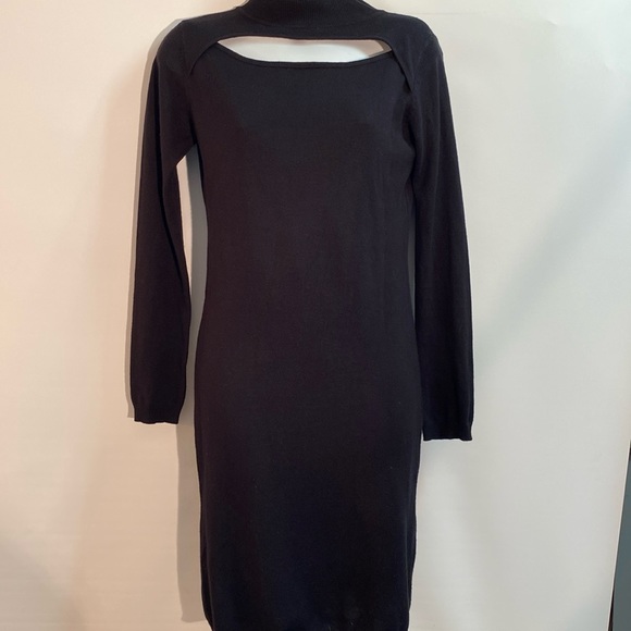 Revamped - Women’s black bodycon dress. Size M - Picture 1 of 10